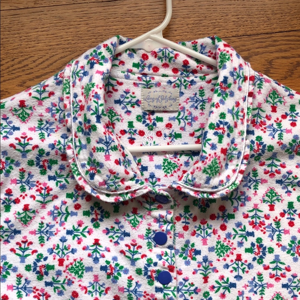 Floral Print Women's Robe